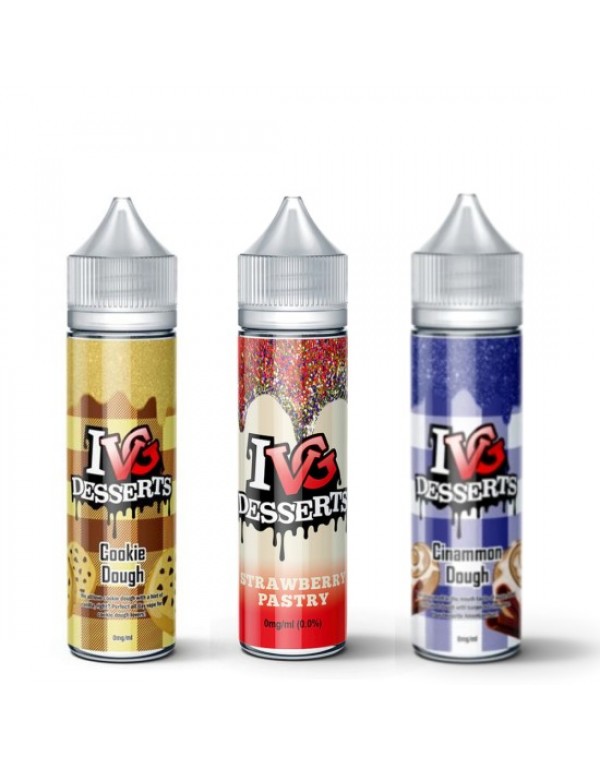 IVG DESSERTS RANGE Eliquid Shortfills 60ML