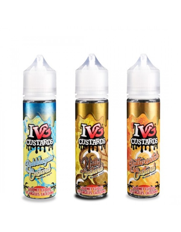 IVG CUSTARDS RANGE Eliquid Shortfills 60ML