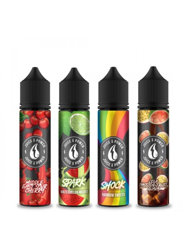 JUICE N POWER Eliquid Shortfills 60ML