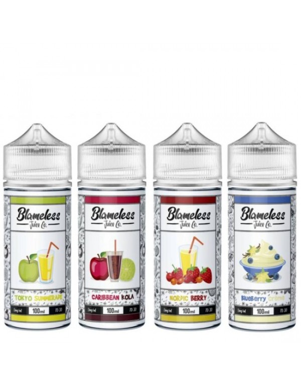 BLAMELESS JUICE CO Eliquid Shortfills 120ML