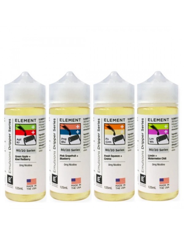 ELEMENT EMULSION Eliquid Shortfills 120ML