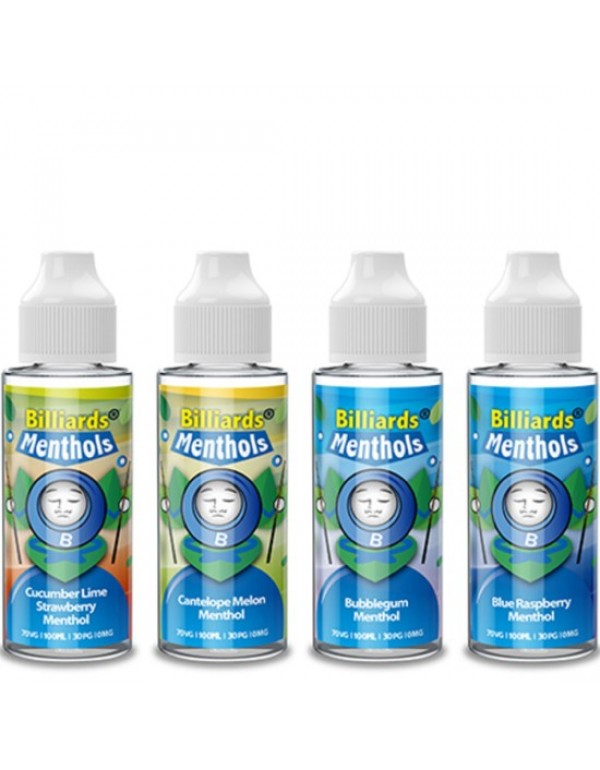 BILLIARDS MENTHOLS Eliquid Shortfills 120ML