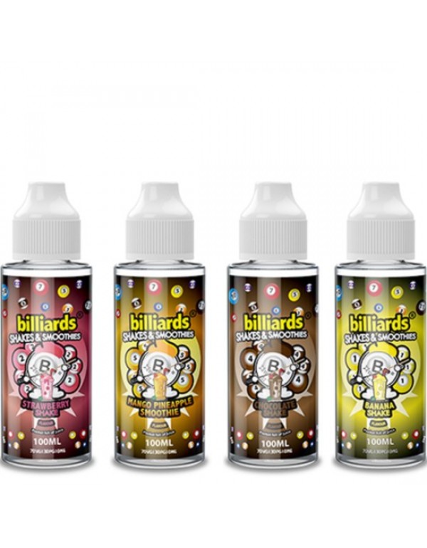 BILLIARDS SHAKES & SMOOTHIES Eliquid Shortfills 12...