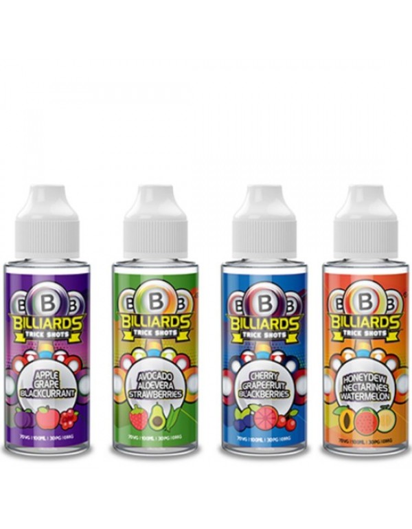 BILLIARDS TRICK SHOTS Eliquid Shortfills 120ML