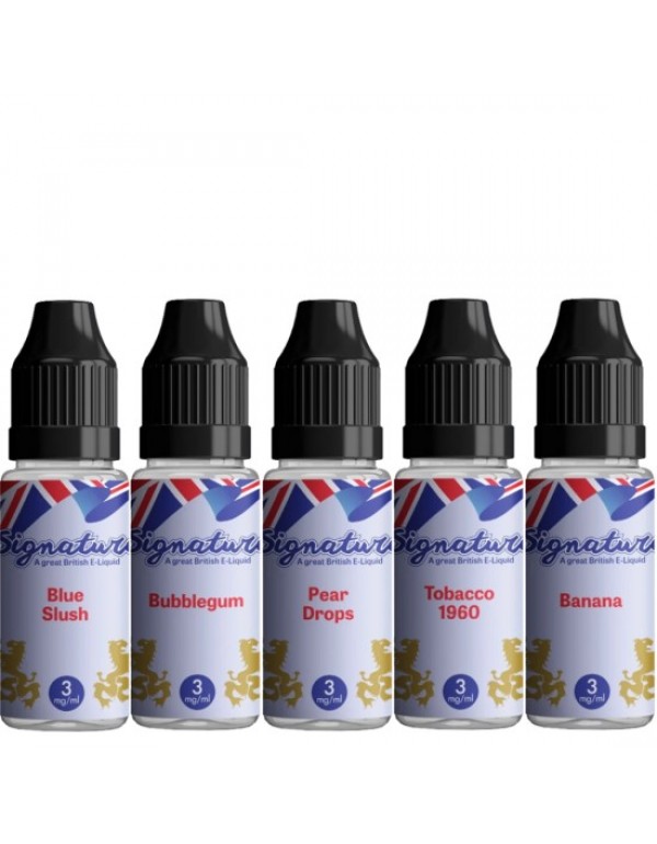 Signature 10ml Eliquids 10-Pack