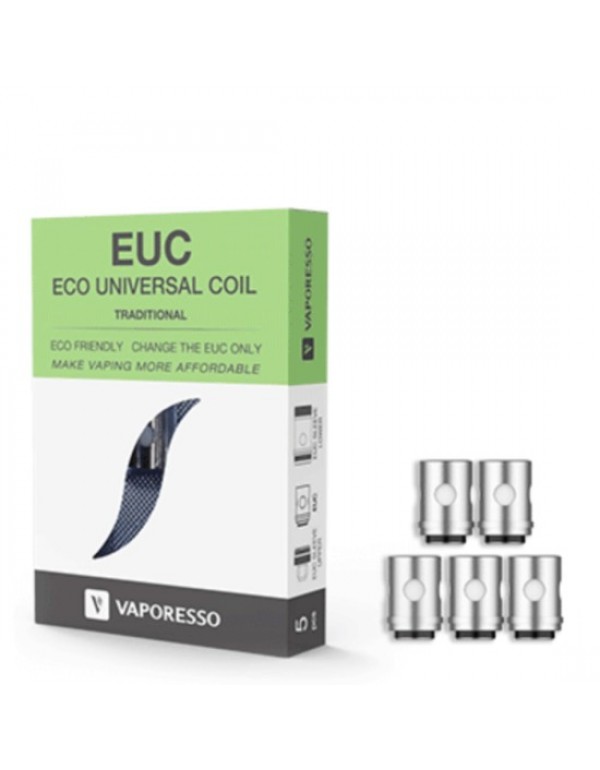 VAPORESSO EUC ECO UNIVERSAL TRADITIONAL VAPE COILS 5PCS