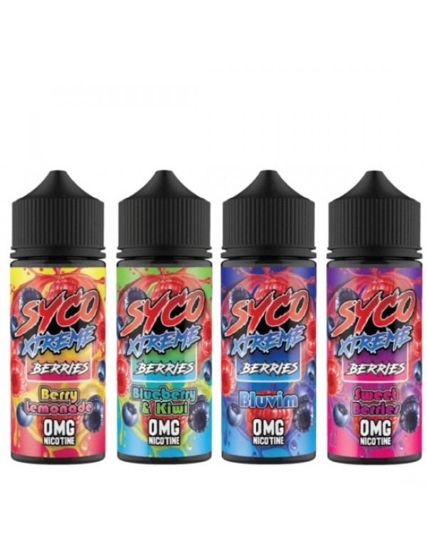 Syco Xtreme Berries Eliquid Shortfills 120ml