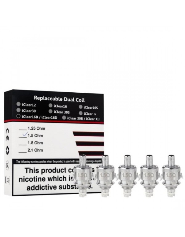 INNOKIN ICLEAR 16B/16D VAPE COILS 5PCS