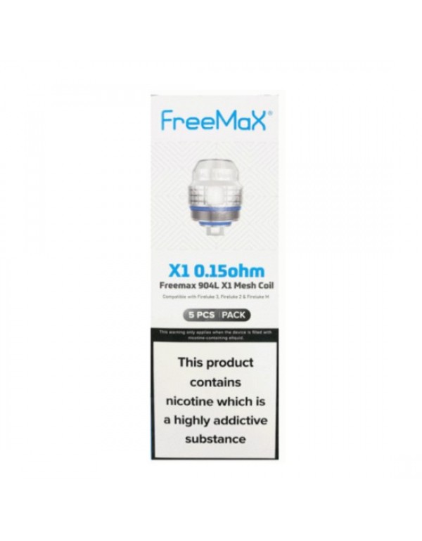 FREEMAX FIRELUKE 3 904L X MESH VAPE COILS 5PCS