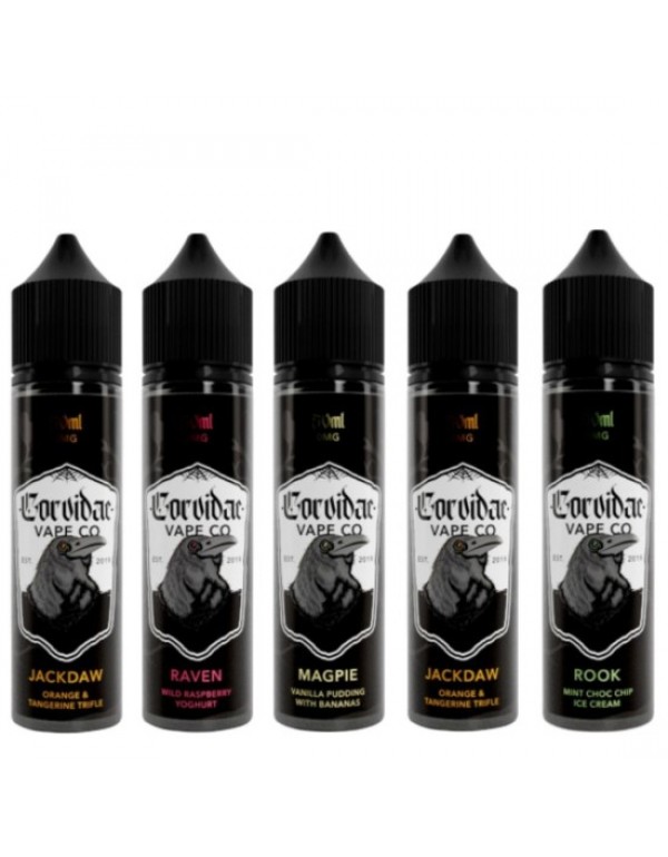 Corvidae Eliquid Shortfills 60ml