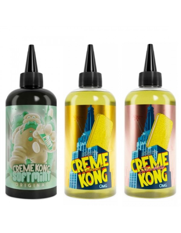 Joes Retro Creme Kong Eliquid Shortfills 240ml