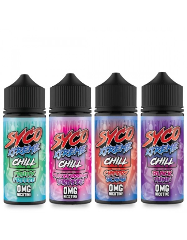 Syco Xtreme Chill Eliquid Shortfills 120ml