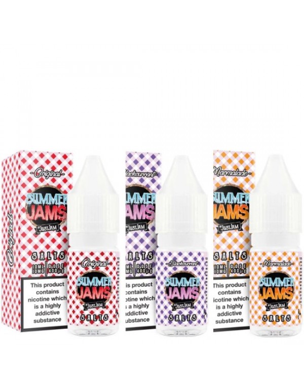 Just Jam Summer Jams Nic Salt Eliquids 10ml