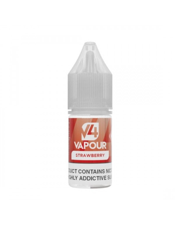 V4 VAPOUR Eliquid STRAWBERRY 5-PACK