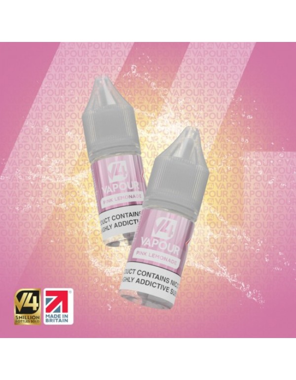 V4 VAPOUR Eliquid PINK LEMONADE 5-PACK