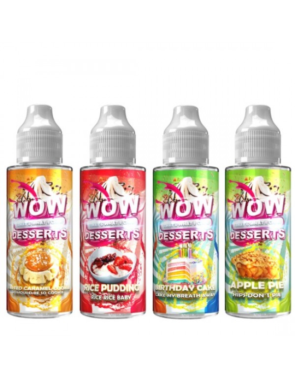 WOW That's What I Call Desserts Eliquid Shortfills 120ml