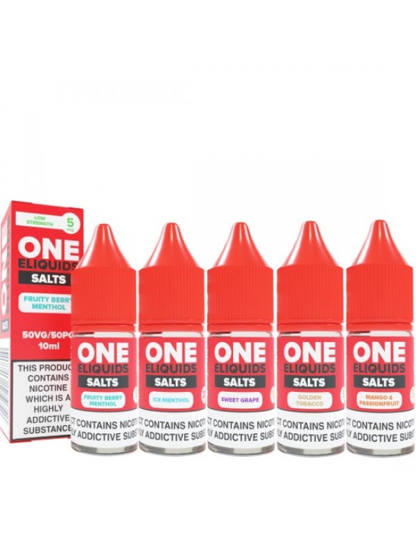 ONE ELIQUIDS Nic Salts 10ml